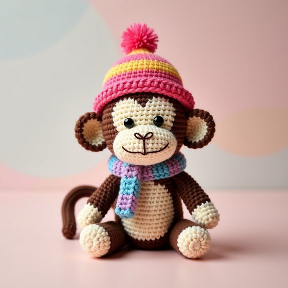 monkey plush toy set