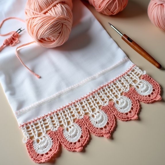 pineapple lace crochet design