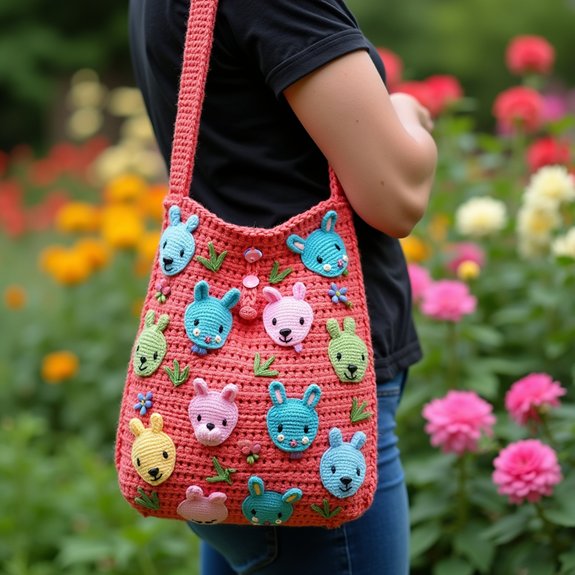 playful animal design bag
