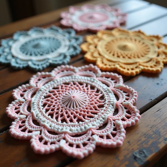 retro mandala design elements