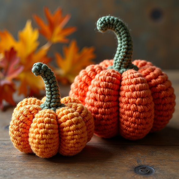 reversible crochet pumpkin design