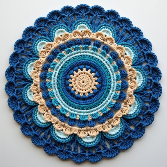 serene ocean wave design