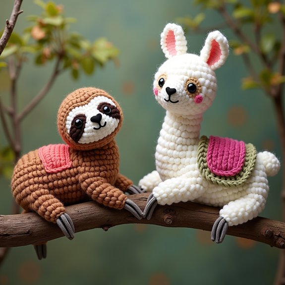 slow moving animals together