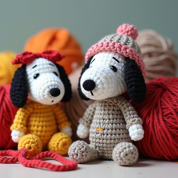 snoopy crochet doll pattern