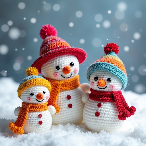 snowman themed family collection