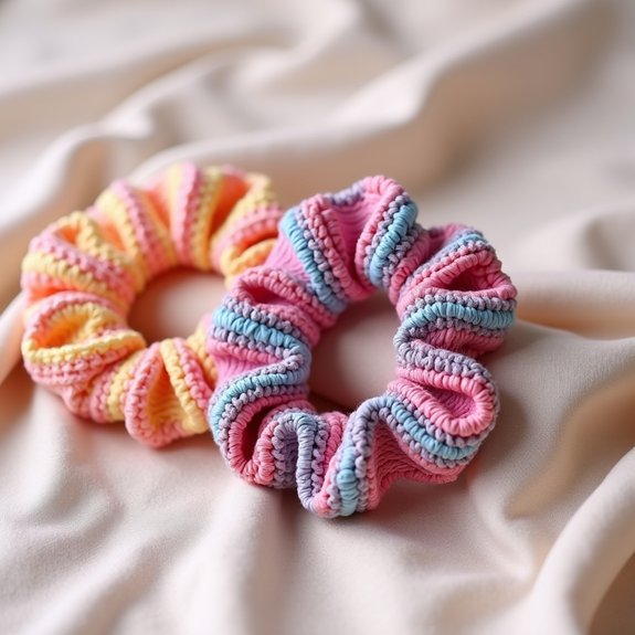 striped design hair accessory