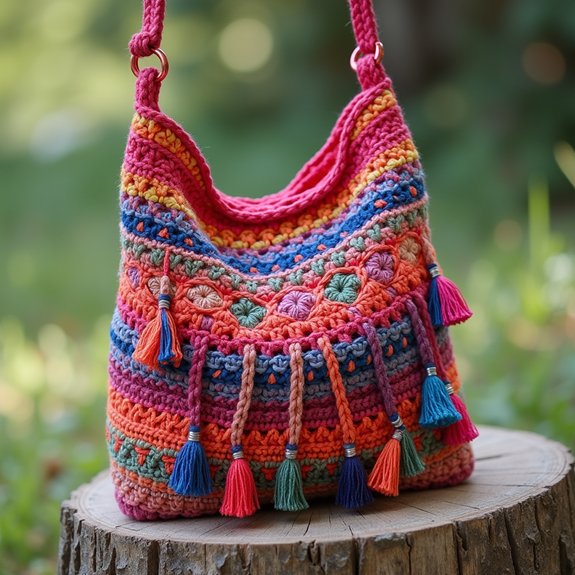 stylish bohemian sling bag
