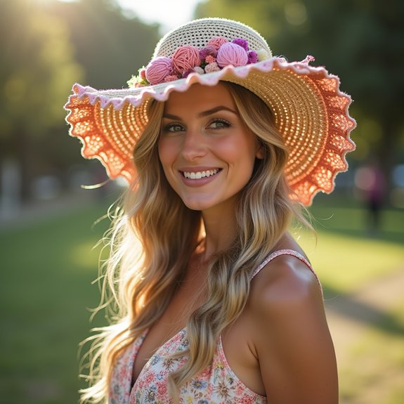 stylish bohemian sun protection