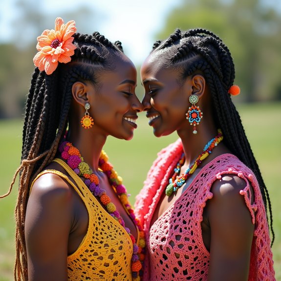 stylish crochet locs accessories