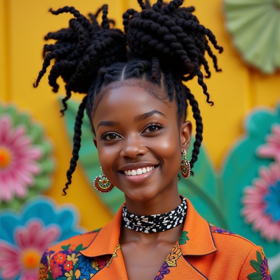 stylish crochet locs hairstyle