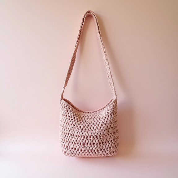 stylish lightweight crochet bag