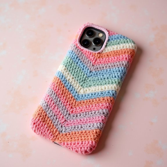 stylish striped phone case