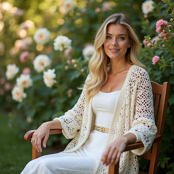 summer crochet sweater design