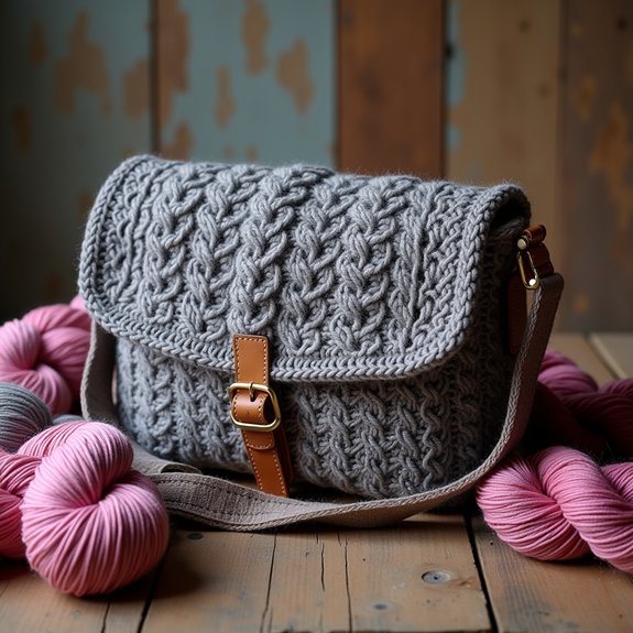 textured cable stitch design