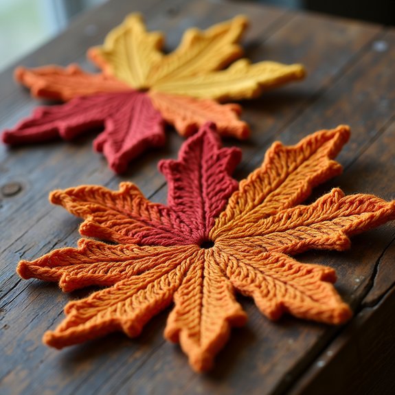 textured leaf design elements