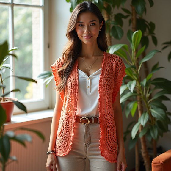 unique crochet fashion statement