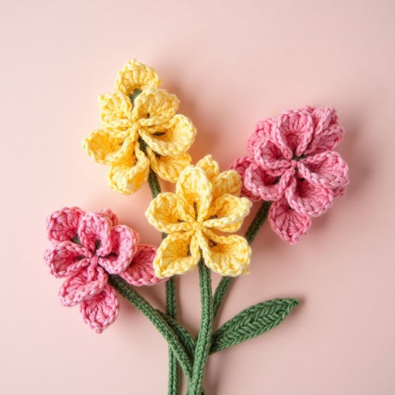 vibrant colorful flower variety