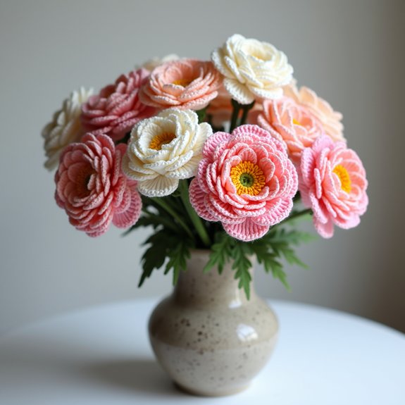 vibrant flower variety display