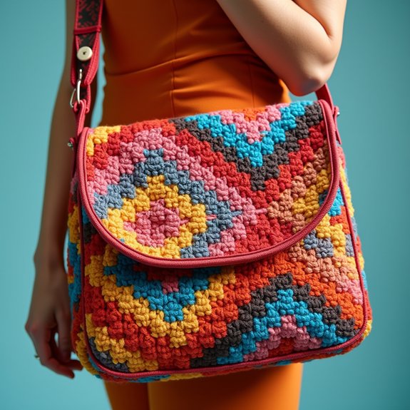 vintage style messenger bag